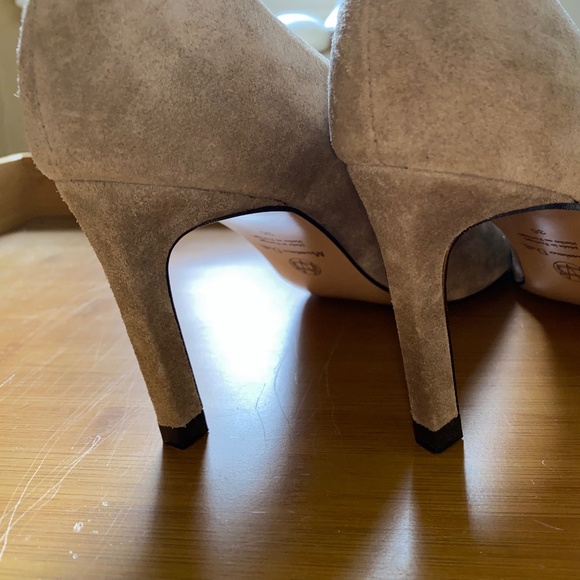 MASSIMO DUTTI Italian Suede  Stiletto Heel Pumps - 5B 35 - Picture 10 of 11